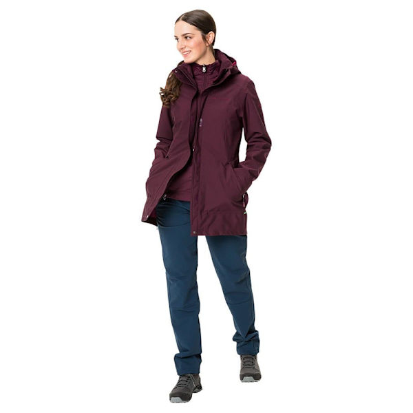 Vaude Jakke Idris 3 In 1 Iii Lilla 38 Kvinde
