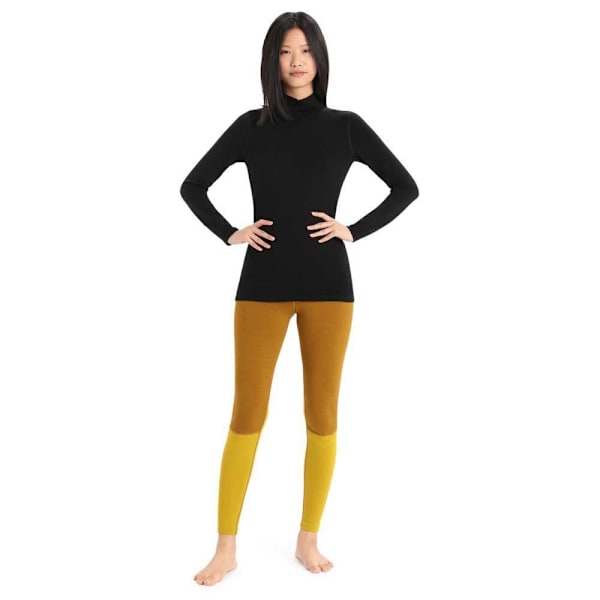 Icebreaker Langærmet Basislag 260 Tech Turtleneck Sort XL Kvinde