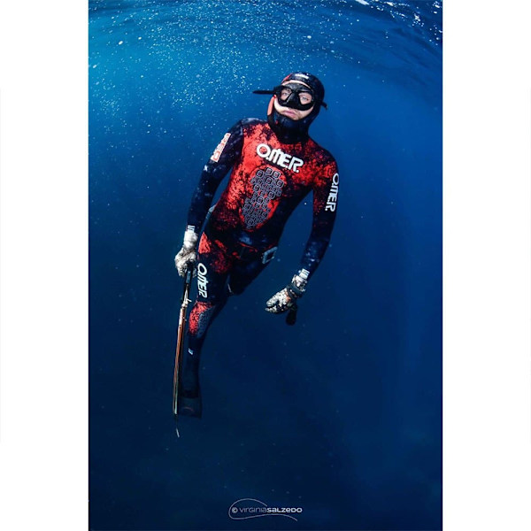 Omer Spearfishing Byxor Red Stone 5 Mm Röd M