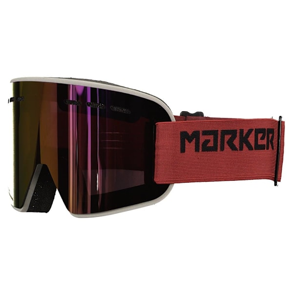 Marker Skibriller Smooth Operator L Rød Wine Gold Mirror/CAT3