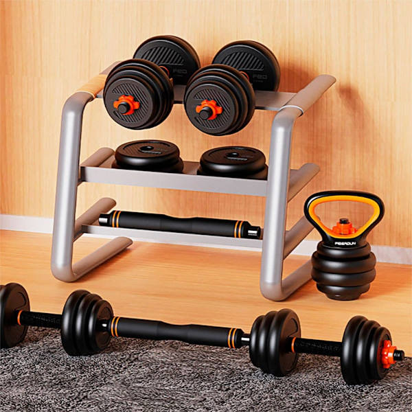 Xiaomi Hantel+barbell+kettlebell Kit 40kg Svart