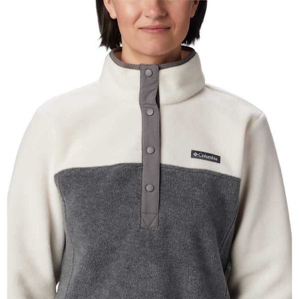 Columbia Benton Springs™ Fleece Med Halv Dragkedja Grå XS Kvinna