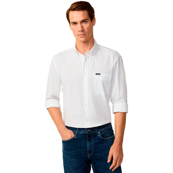 FaÇonnable Fm310793 Skjorte Med Lange ærmer Hvid 2XL Mand