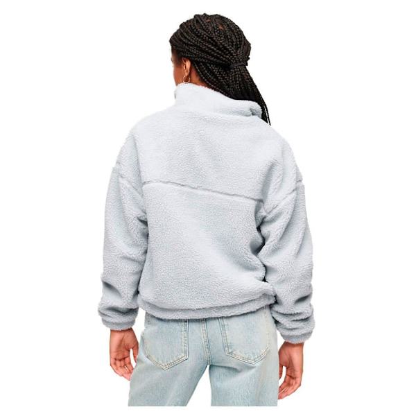 Superdry Tröja Med Halv Dragkedja Embroidered Borg Lila 2XS Kvinna