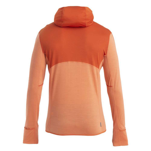 Icebreaker Merino 200 Realfleece Descender Fleecejakke Med Fuld Lynlås Orange L Mand