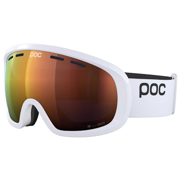 Poc Skidglasögon Fovea Race Vit Partly Sunny Orange/CAT2