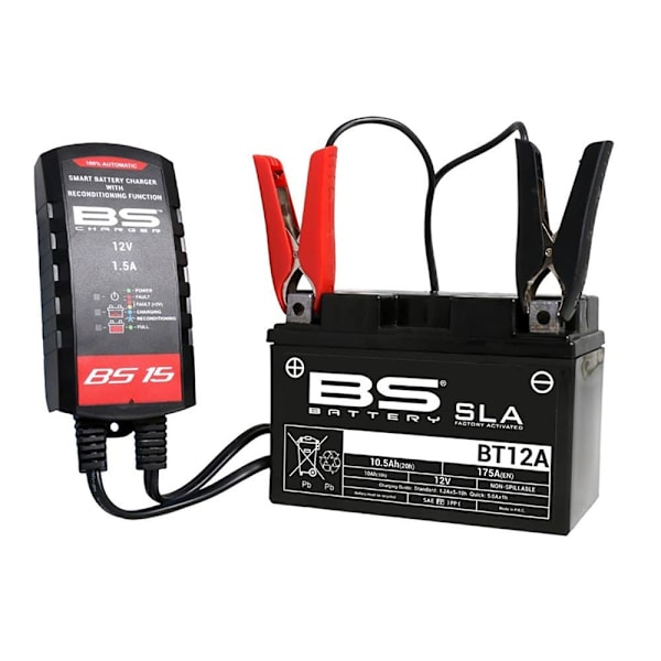 Bs Battery Oplader Bs15 1.5a Sort