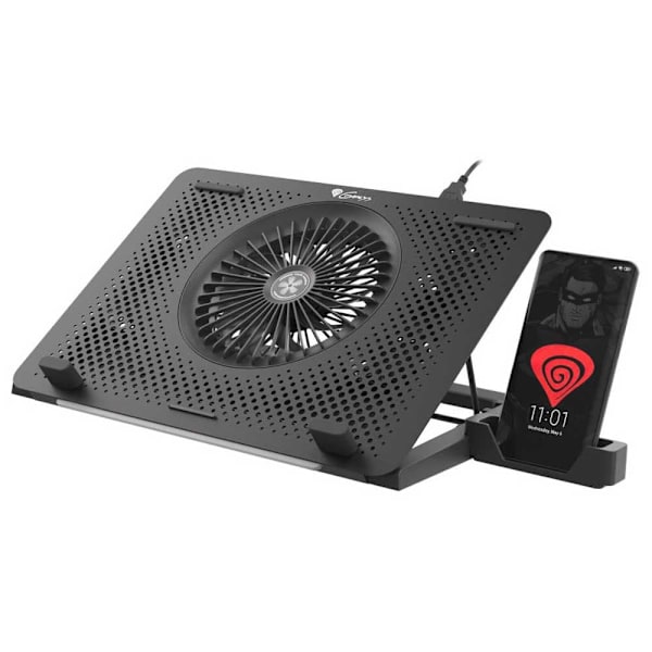 Genesis Kylbas För Bärbar Dator Oxid 450 Rgb 15.6´´ Svart