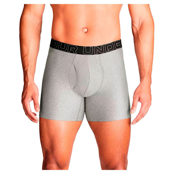 Under Armour Performance Tech 6´´ Boxers 3 Enheter Grå S Man