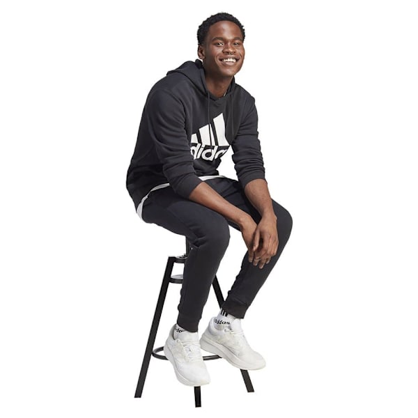 Adidas Hættetrøje Essentials Fleece Big Logo Sort S / Regular Mand