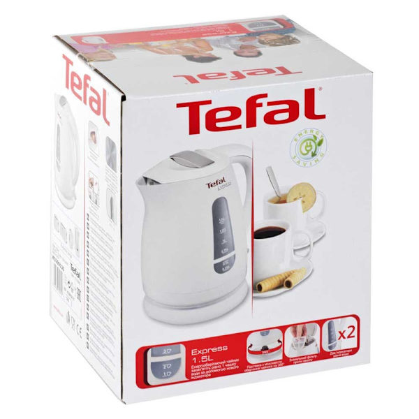 Tefal Kedel Ko299130 1.5l 2200w Hvid One Size / EU Plug