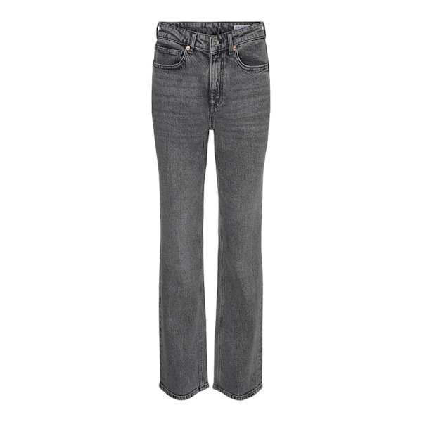 Vero Moda Tessa Straight Ra206 Højtaljede Jeans Grå 26 / 30 Kvinde