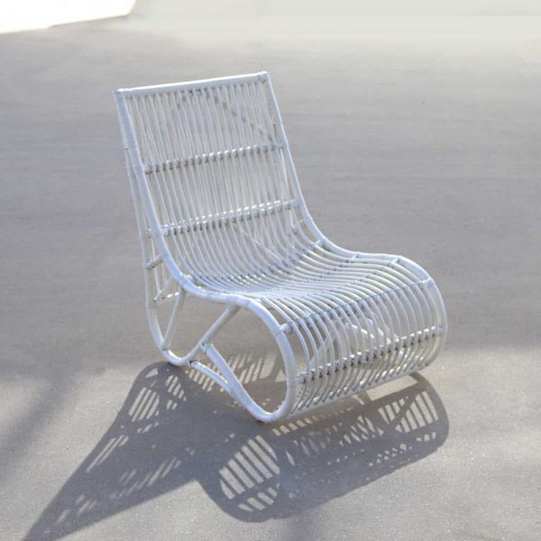 Chillvert Solstol I Rotting Parma 61x94x85cm Vit
