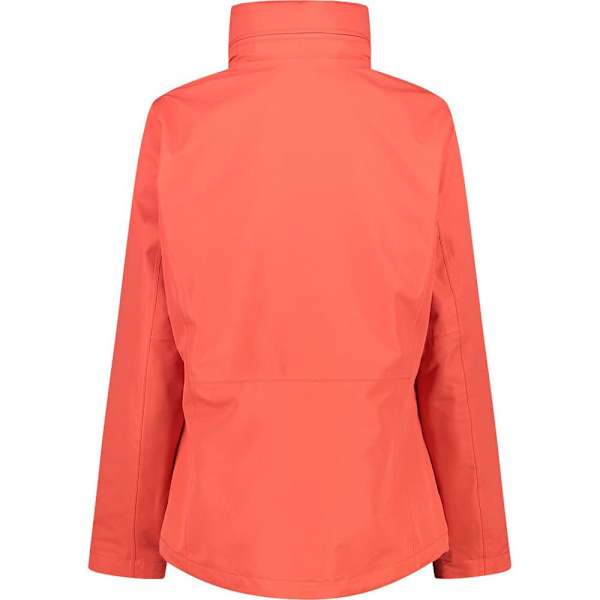 Cmp Jakke Zip Hood Detachable Inner 32z1436d Orange S Kvinde