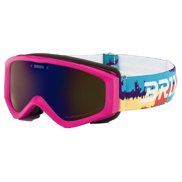 Briko Thunder Junior Skibriller Rosa Blue Mirror/CAT2