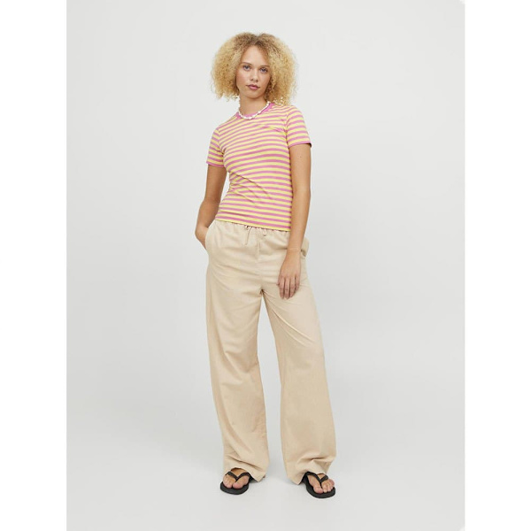 Jack & Jones Flora Linen Blend Jjxx Housut Beige S Nainen