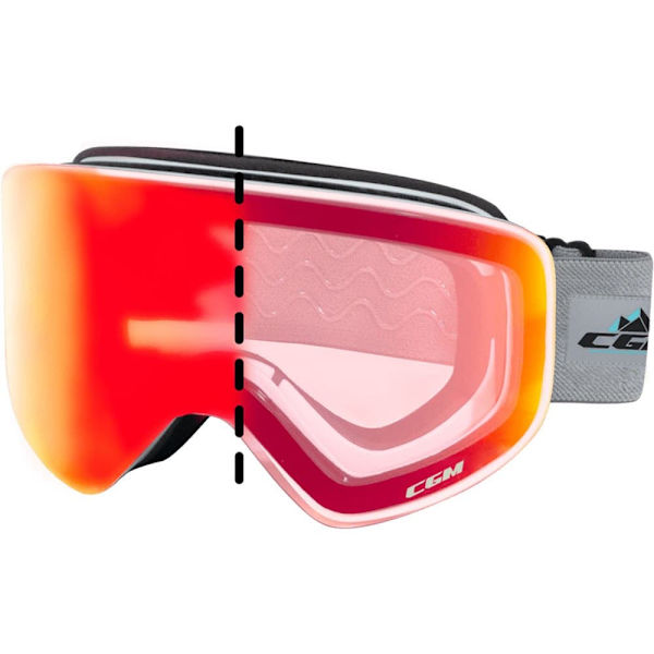 Cgm Skibriller 781a Mag Hvid Photocromatica Iridium Plus Red/CAT1-CAT3