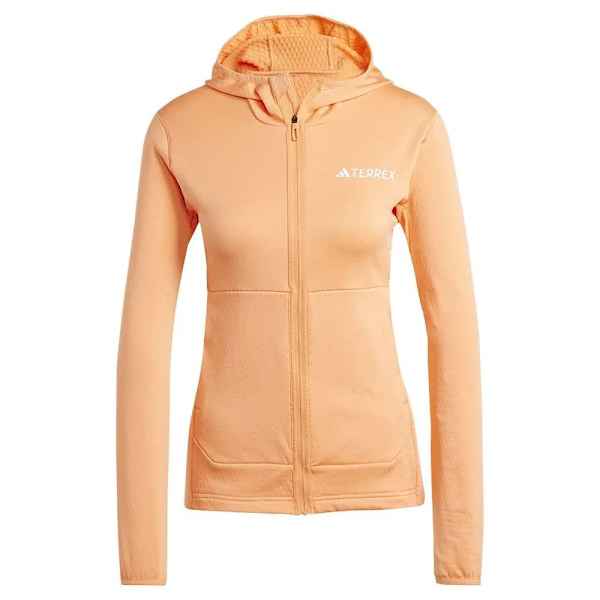 Adidas Xpr Lt J Fleecejacka Med Dragkedja Orange S Kvinna