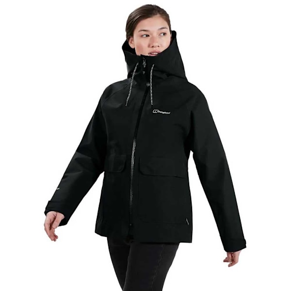 Berghaus Jakke Highraise Sort 14 Kvinde