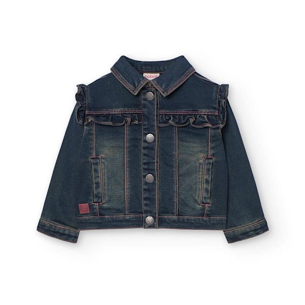 Boboli Denim Knit Jacka Blå 24 Months
