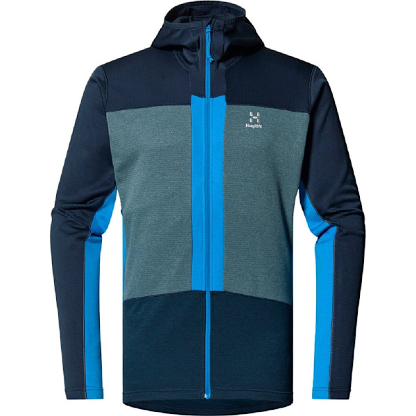 Haglofs Roc Flash Mid Sweatshirt Med Dragkedja Blå M Man