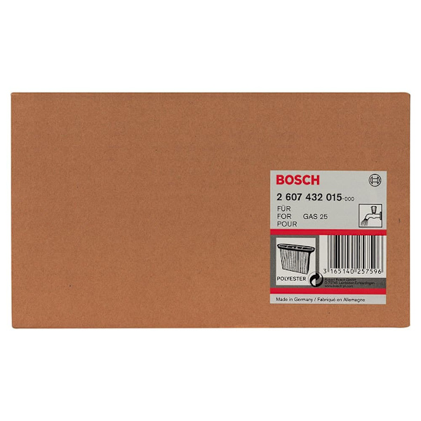Bosch Professional Støvsuger Filter Gas 25 Transparent