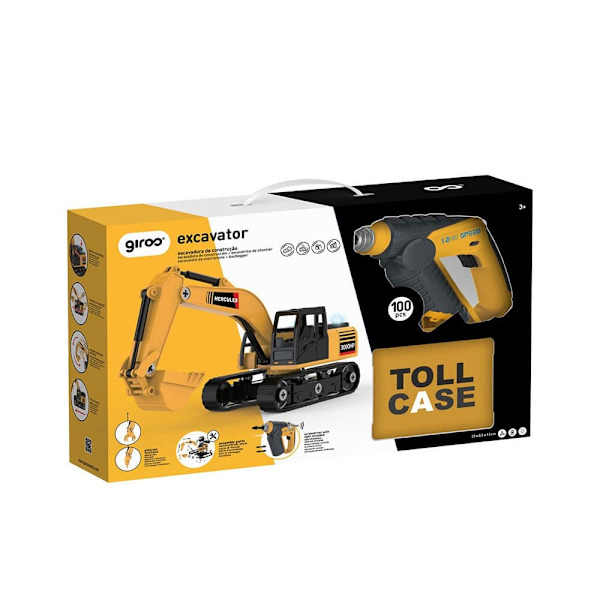 Giros L&s Kaivinkone Build Diy 100 Kappaletta Kultainen