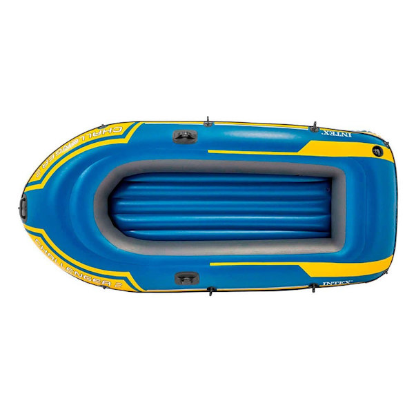 Intex Gummibåd Challenger 2 Gul,Blå 1 Place