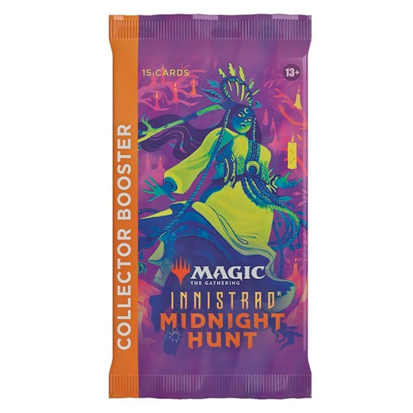 Wizards Of The Coast Collector Booster Magic The Gathering Trading Cards Engelska Innistrad Midnight Hunt Flerfärgad