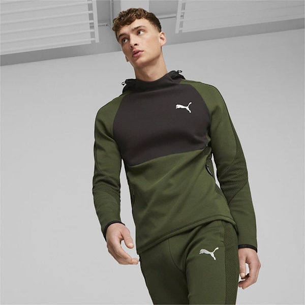 Puma Huppari Evostripe Dk Vihreä L Mies