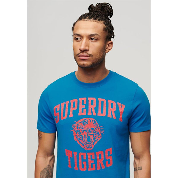 Superdry Track & Field Ath Graphic Lyhythihainen T-paita Sininen 2XL Mies