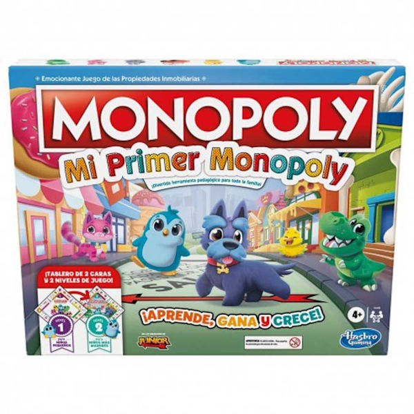 Hasbro Min Første Monopoly Flerfarvet