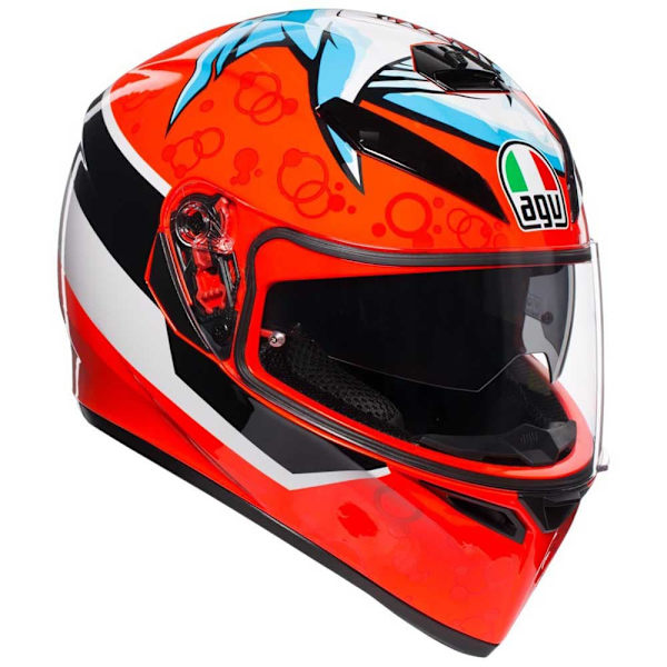 Agv Outlet Fuld Ansigtshjelm K3 Sv Multi Mplk Orange XS