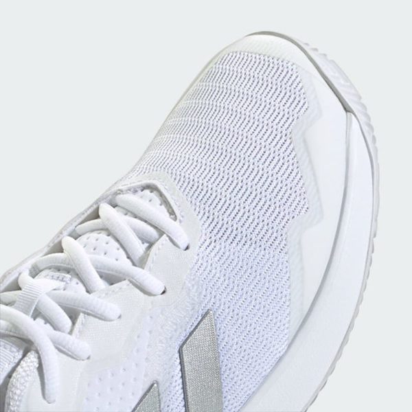 Adidas Alla Hovskor Courtjam Control Clay Vit EU 38 2/3 Kvinna