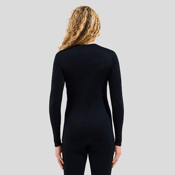 Odlo Merino 200 Langærmet Baselayer Sort XS Kvinde