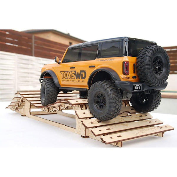 Crawler Park Hinder Rc 1/10 Tibetanska Brygga Guld