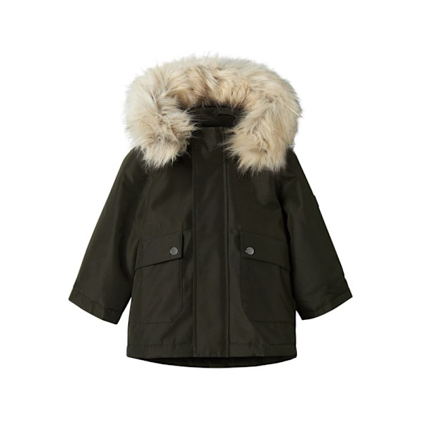 Name It Millo Long Mini Parka Grönt 6 Years