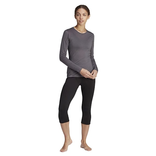 Adidas Xperior Merino 150 Baselayer T-shirt Med Lange ærmer Grå S Kvinde