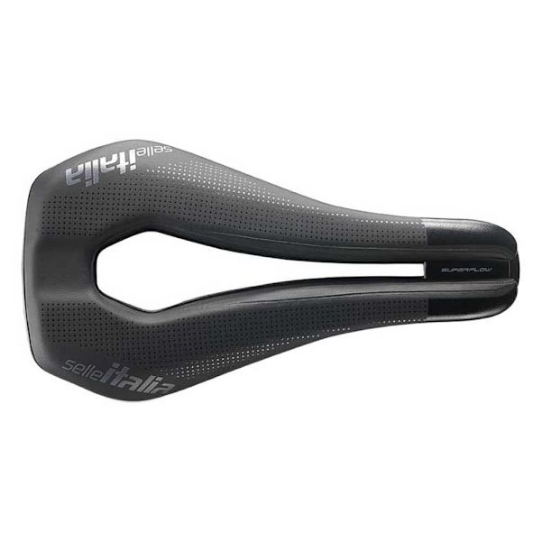 Selle Italia Sadel Watt Ti316 Gel Superflow Sort 133 mm