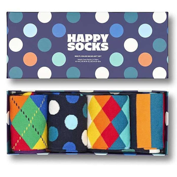Happy Socks Multi-color Gift Set Half Långa Strumpor 4 Par Flerfärgad EU 36-40 Man