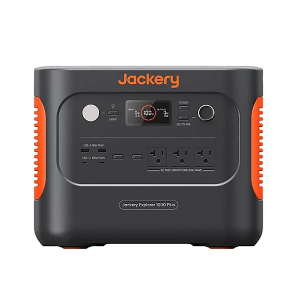 Jackery Kannettava Voimala Explorer 1000 Plus Oranssi,Harmaa