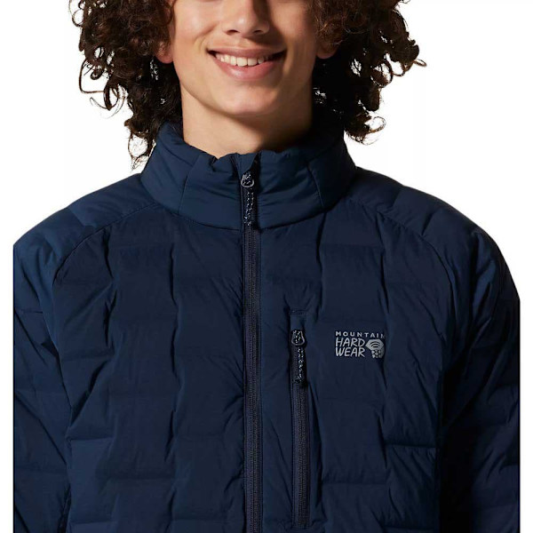 Mountain Hardwear Stretch 1942921 Dunjacka Blå L Man