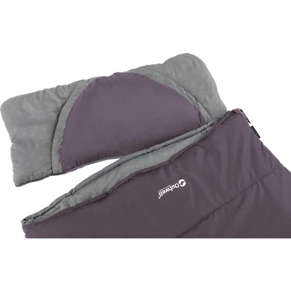 Outwell Sovsäck Contour Grå Long / Left Zipper