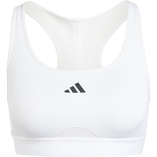 Adidas Sports-bh Medium Support Powerreact Hvid XL / AB Kvinde