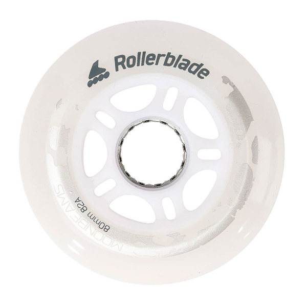 Rollerblade Moonbeams Led 80/82a Hvid