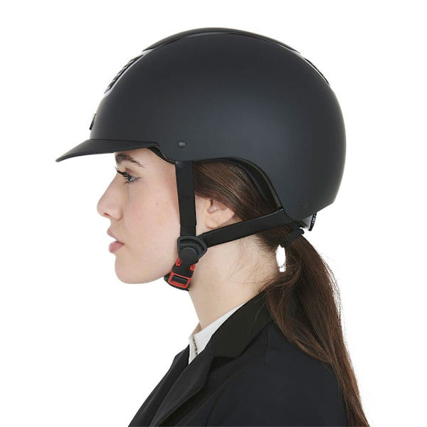 Equestro Hjälm Modello Eclipse Plain Matt Rowel Fitting  53-55 cm