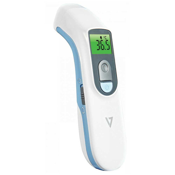 V7 Infraröd Termometer Med Skärm Lcd Vit