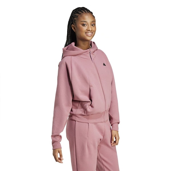 Adidas Z.n.e. Sweatshirt Med Dragkedja Rosa S / Regular Kvinna