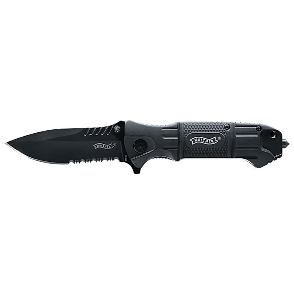 Walther Linerlock Spearpoint-leikkausveitsi Btk Hopeinen