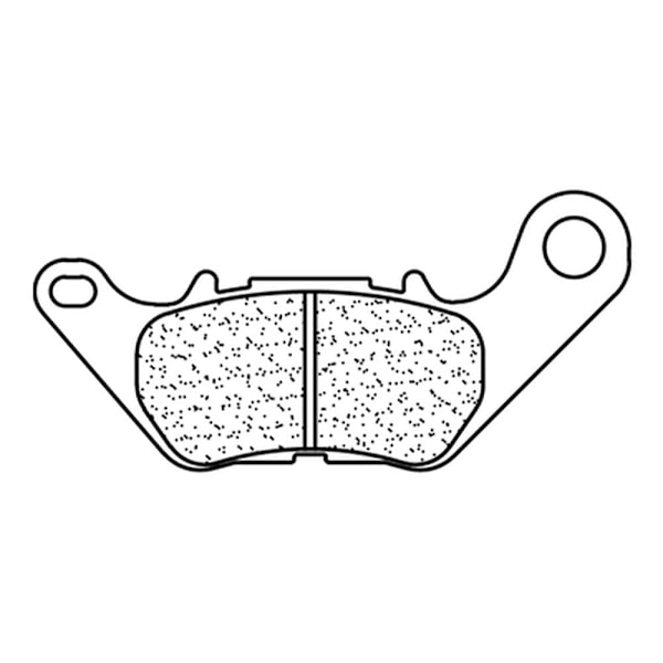 Cl Brakes 1048284 Sinteroidut Jarrupalat Hopeinen